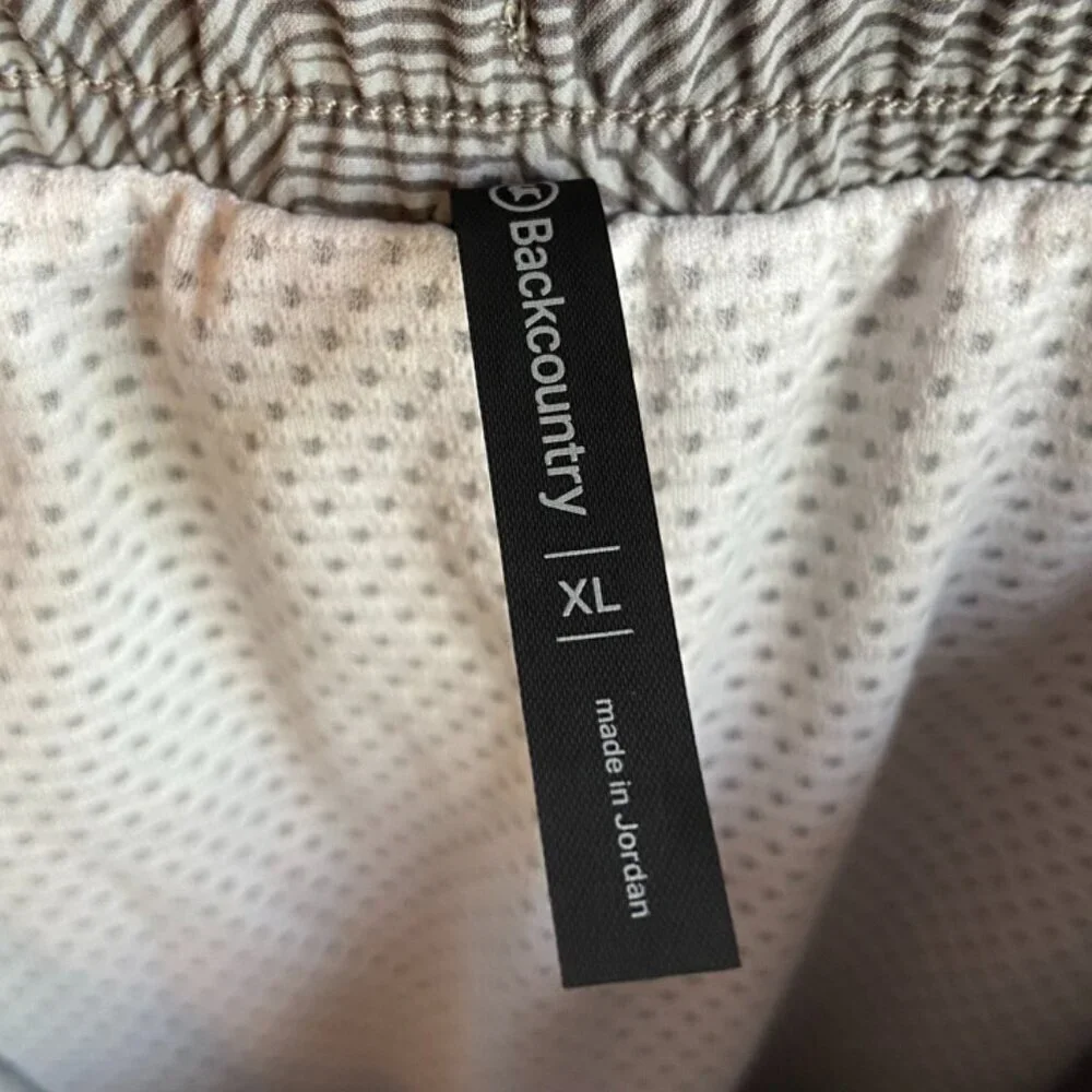 NWOT Backcountry Gray Parke Print Pecos Water Short